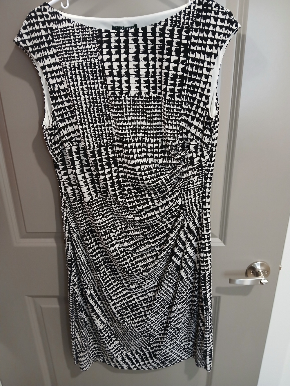 Ralph Lauren Black & White Patterned Women's Dress